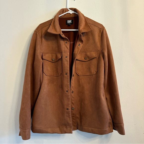 Frye Other - Frye Tan Suede Jacket